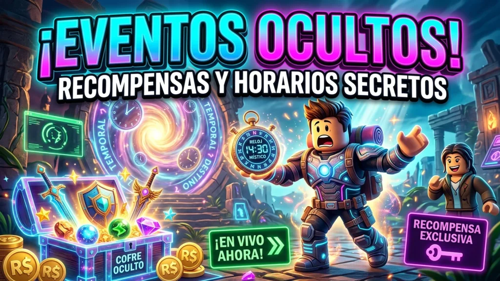 Eventos Ocultos en Roblox: Horarios y Recompensas que No Puedes Perderte.