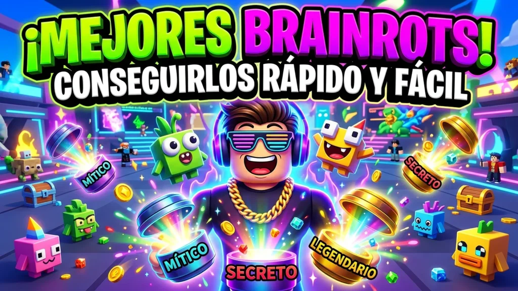 Los Mejores Brainrots de Roblox 2026 y Cómo Conseguirlos Rápido y Fácil